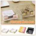 Desktop Sticky Note Box Organiser - Black Acrylic - view 2