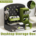 Desktop Storage Box with Drawer Divider for Stationery and Cosmetics