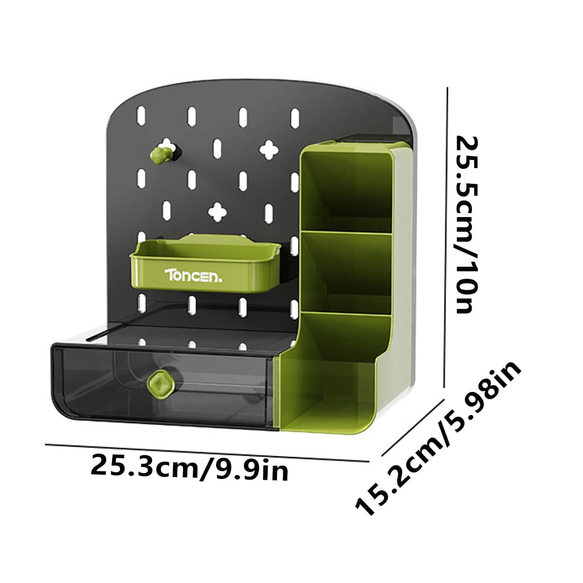 Desktop Storage Box with Drawer Divider for Stationery and Cosmetics - view 3