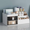 Desktop Storage Organiser with Drawers and Rabbit Handles - Pink - view 5