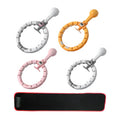 Detachable Hula Hoop for Women Fitness and Waist Workouts - White with Sweat Belt - view 3