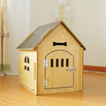 Detachable Wooden Pet House for Small Dogs and Cats, Indoor and Outdoor Use - view 5