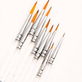 Detail Paint Brushes - 6 Pack, Extra Fine - view 4