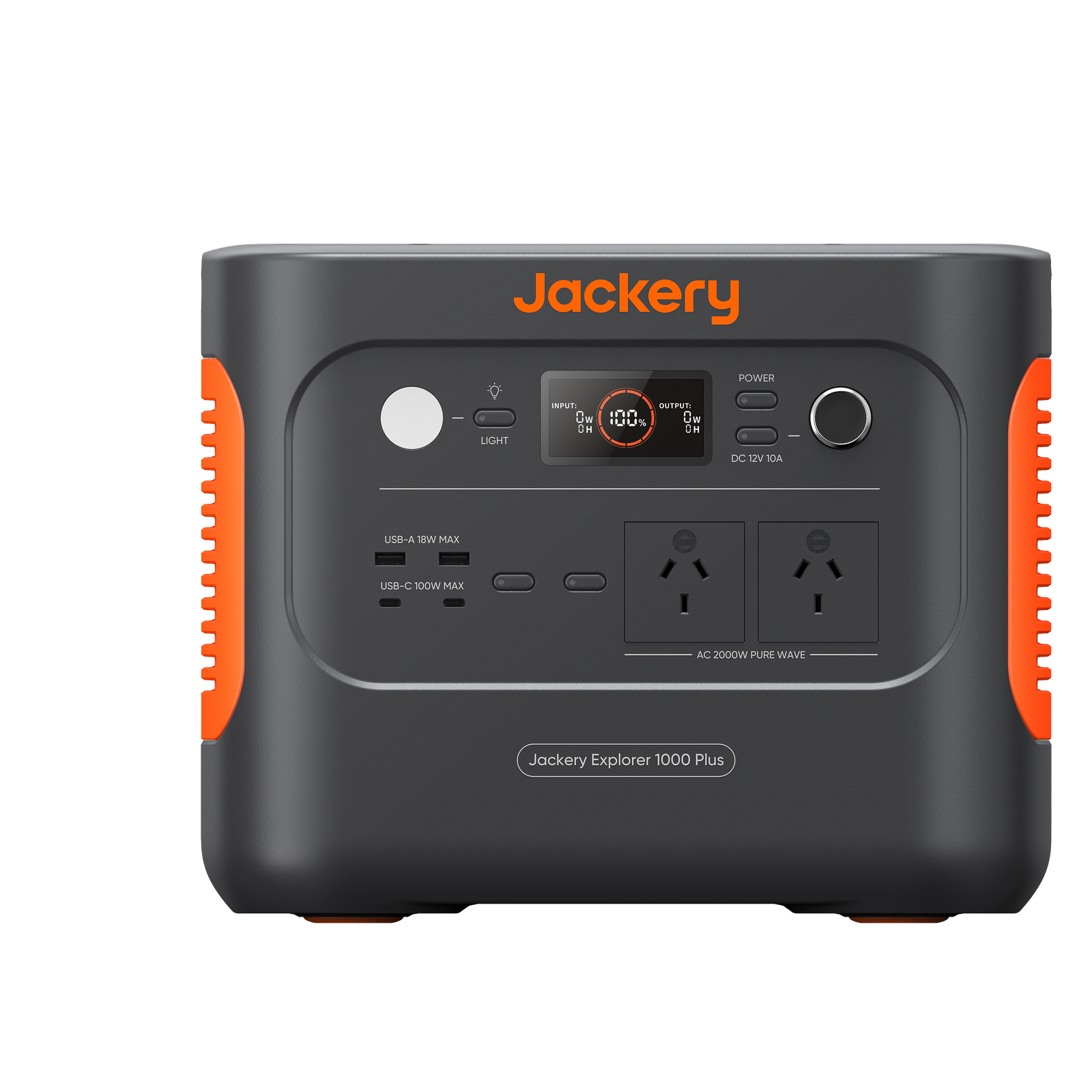 Jackery Explorer 1000 Plus Portable Power Station, 1264Wh, 2000W, Black