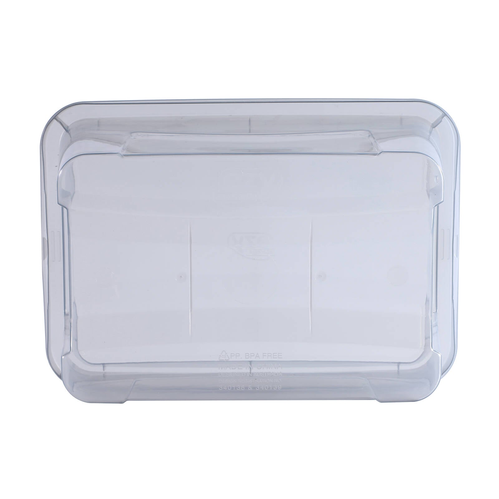 Ezy Storage 8L Grey Classic Storage Tub with Lid