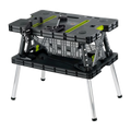 Ryobi Folding Table with Two Clamps - 850mm x 550mm x 755mm - Plastic - SuperSaverAU - view 1