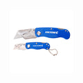 Kincrome 2 Piece Folding Utility Knife Set - Stainless Steel, Lockable Blade