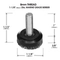 Slipstick Clear Outdoor Screw in Berber 28mm - Floor Protection - Weatherproof - SuperSaverAU - view 2