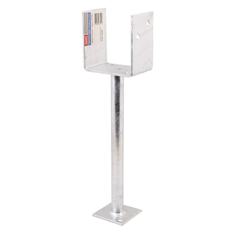 Pryda Full Stirrup Post Anchor - 300x100mm - Hot Dip Galvanised Steel - SuperSaverAU - view 1