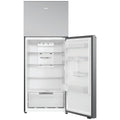 Haier 443L Top Mount Fridge - Satina Silver - Frost Free - Super Cooling - 4.5 Star Energy Rating - HRF450TS