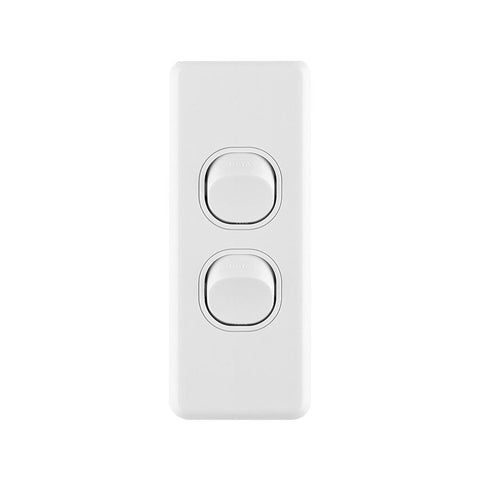 Deta Double Architrave Switch - 84mm Polycarbonate - Easy Fit - SuperSaverAU - view 1
