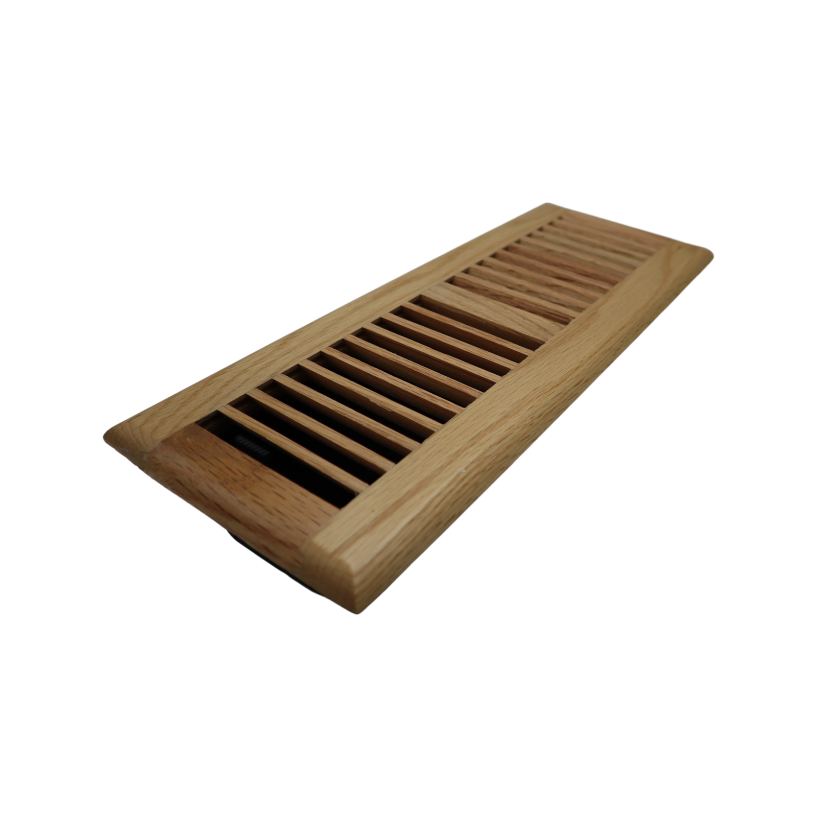 Accord 10 x 30cm Light Oak American Oak Timber Floor Vent with Adjustable Damper
