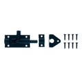 Taskmaster 50mm Matte Black Solid Brass Barrel Bolt
