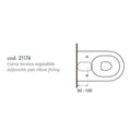 Catalano Sfera 54 Newflush floor mount pan - white finish, 4 star water rating - 1VPS54RN00-21174