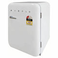 Airflo 130L retro bar fridge - White cabinet, adjustable shelves, 2.5 star energy rating - AFF130W