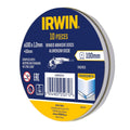 Irwin Metal Cut Off Disc 100mm 10pk - Aluminium Oxide - 1.2 x 16mm - SuperSaverAU - view 2