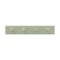 Mode 4 Key Rack - 4 Timber Hooks - 245mm x 40mm - Green Board - SuperSaverAU - view 1