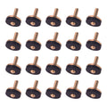 Kinetic 12mm Brass Tap Valve 20 Pack for Hot and Cold Water