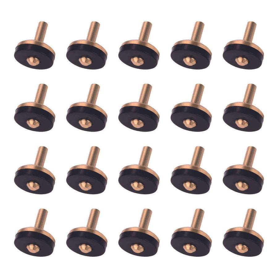 Kinetic 12mm Brass Tap Valve 20 Pack for Hot and Cold Water