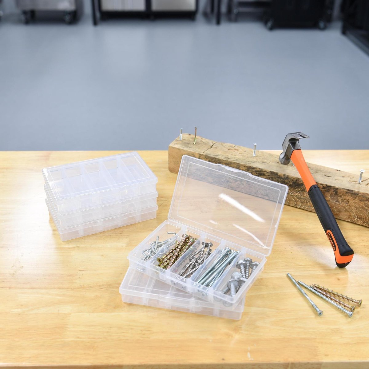 Craftright Storage Box - 115mm x 30mm x 195mm - Polypropylene - Translucent - SuperSaverAU - view 3