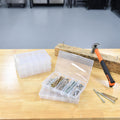 Craftright 5 Compartment Clear Polypropylene Organiser Storage Box
