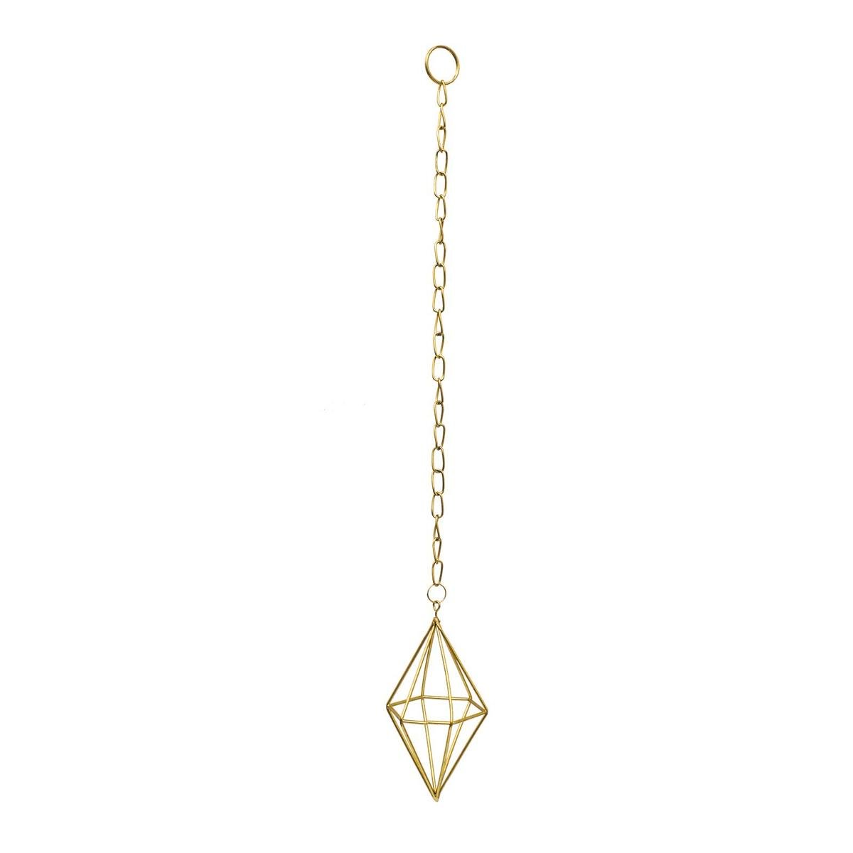 Jack Diamond Hanging Planter - 1 Pack - 65mm x 120mm - Gold - SuperSaverAU - view 1