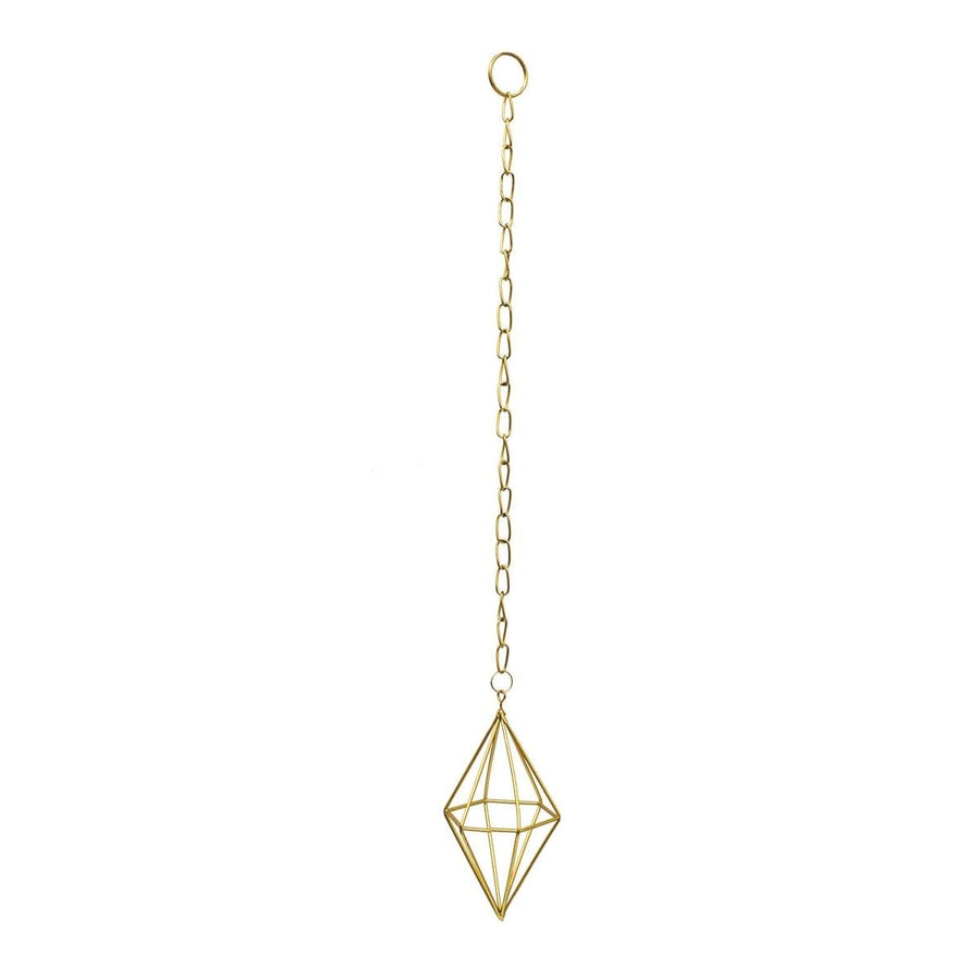 Jack Diamond Hanging Planter - 1 Pack - 65mm x 120mm - Gold - SuperSaverAU - view 1