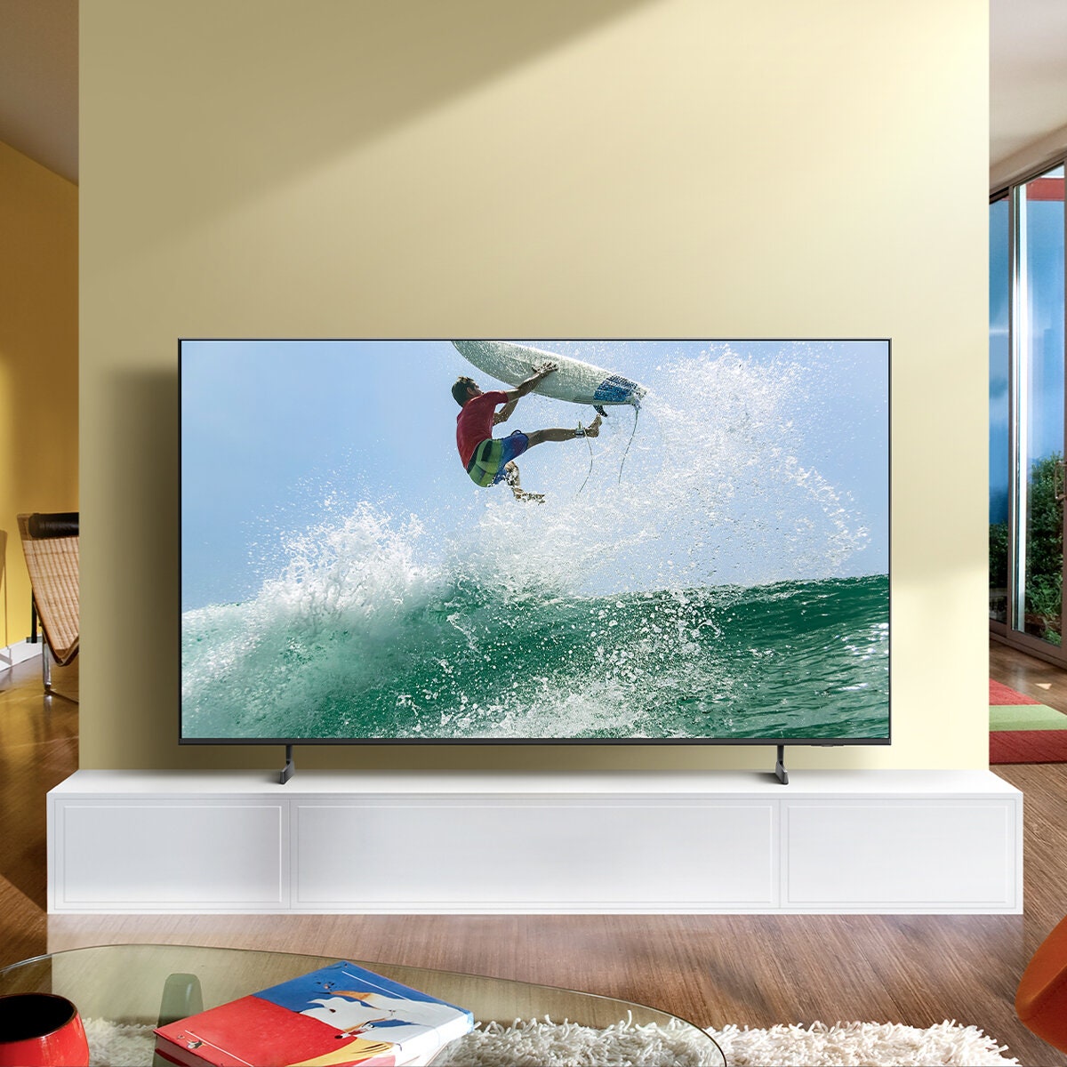 Samsung 75 Inch DU7700 Crystal UHD 4K Smart TV - Gaming Hub, Samsung TV Plus - UA75DU7700WXXY