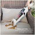 Shark StainForce cordless spot cleaner - lightweight and portable, self-cleaning, white - HX100