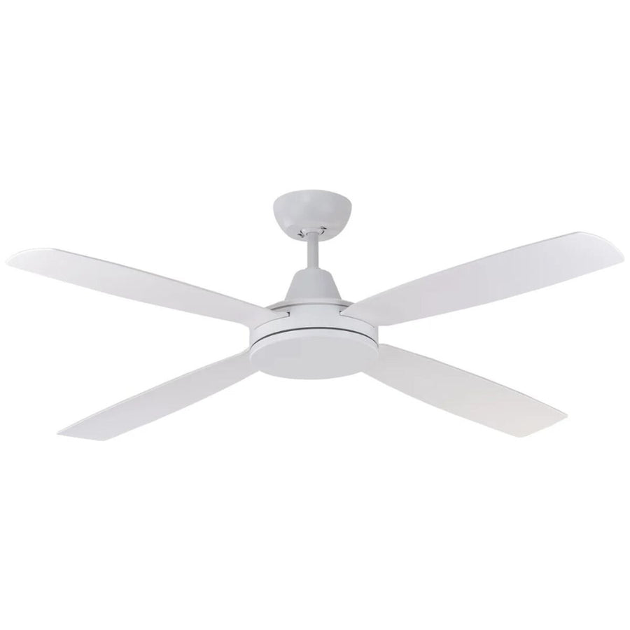 Mercator Nemoi 137cm DC Ceiling Fan - White, 6-Speed Remote, Tropically Rated ABS - FC700134WH