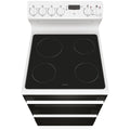 Westinghouse 54cm Electric Freestanding Oven - 80L Fan Forced, Ceramic Cooktop, Separate Grill - WLE543WCB