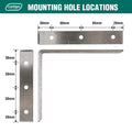 Carinya 175 x 150mm Stainless Steel Angle Bracket 100kg