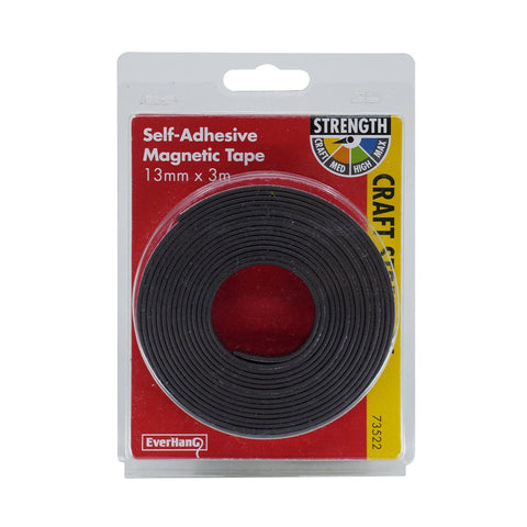 Everhang Magnetic Strip 3000 x 13mm Self Adhesive Flexible Craft - SuperSaverAU - view 2