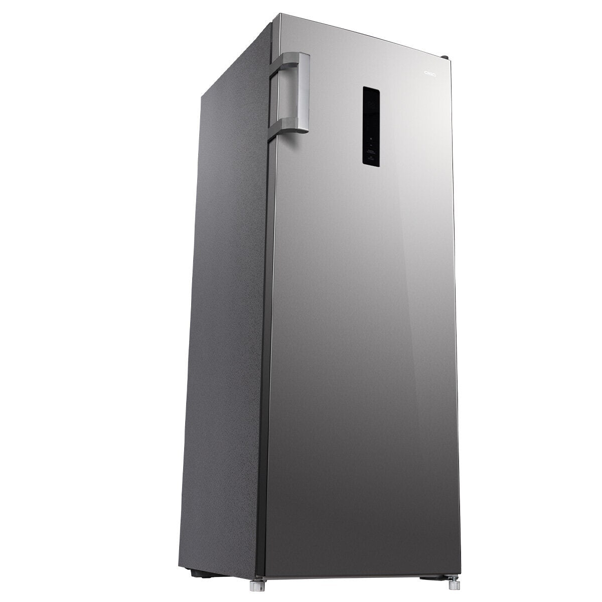 CHiQ 166L Hybrid Upright Freezer - Stainless Steel, Frost Free, Multi Air Flow, Reversible Door - CSH165NSS