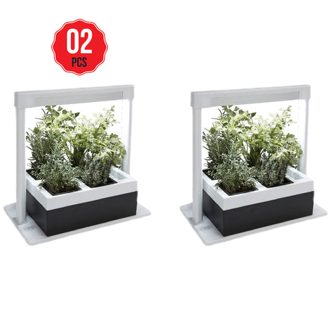 Greenlife 2 x Herb Lamp LED 4 Pot Grower 37 x 22 x 36cm - SuperSaverAU - view 1