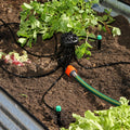 Pope 4mm 6 Port Manifold - Black Polypropylene, Adjustable Flow Drippers