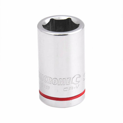 Kincrome 3/8" 1/4" Drive Socket, 6 Point Chrome Vanadium Mirror Polish