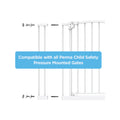 Perma Child Safety Gate Extension Pins 2 Pack Metal Pressure-Mount
