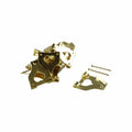 Everhang 10kg Brass Plated Picture Hanging Hook 15 Pack Durable Use - SuperSaverAU - view 1