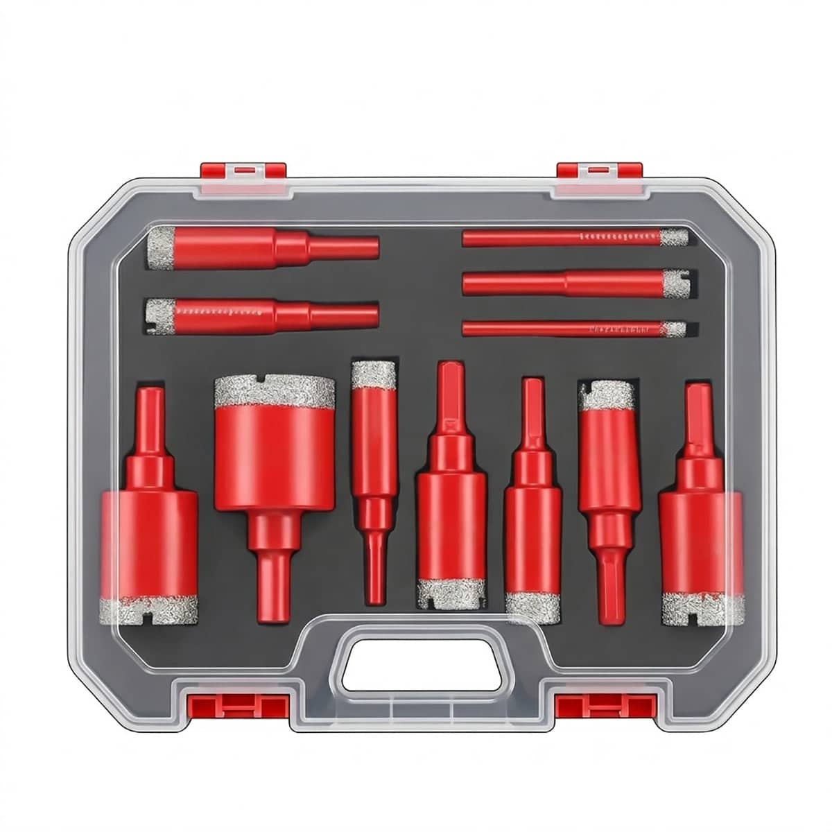 Diamond Hole Saw Set of 12, 6mm to 35mm for Glass, Marble and Ceramic Tile - view 2