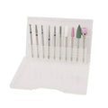 Diamond Nail Drill Bits, Pack of 10 - Style 01, Electric Manicure Pedicure Tool