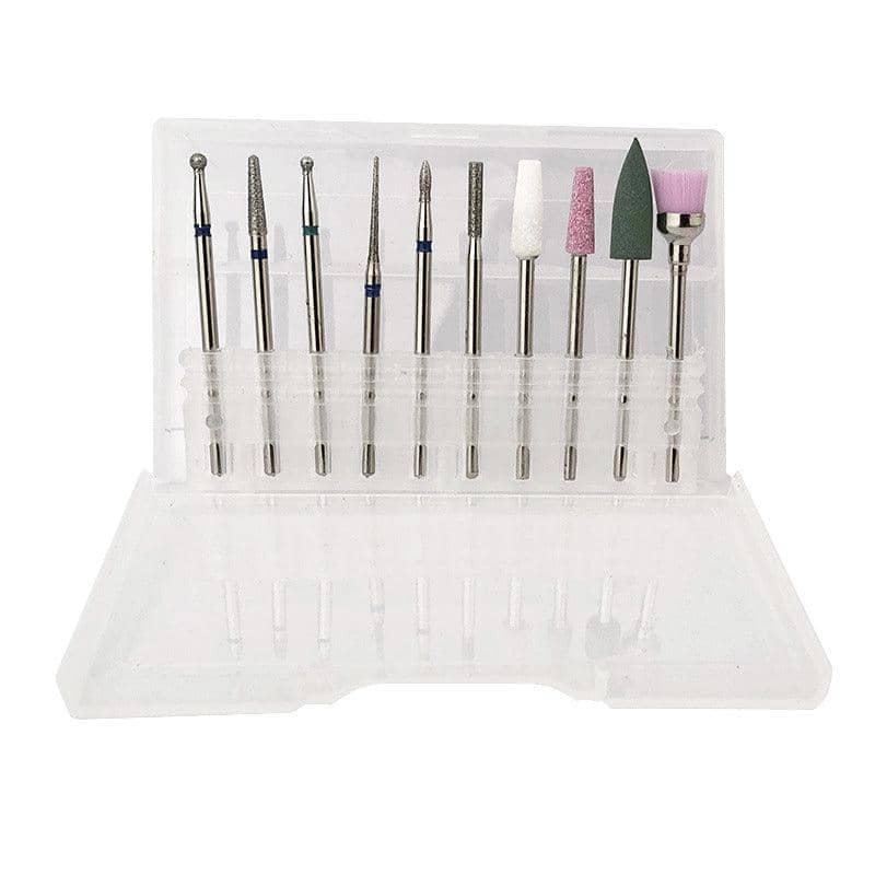Diamond Nail Drill Bits, Pack of 10 - Style 02, Electric Manicure Pedicure Tool - view 3