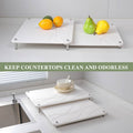Diatomaceous Earth Dish Drying Mat Kitchen Countertop, Pack of 2, Grey - view 5