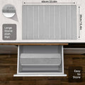 Diatomaceous Earth Drying Mat Foldable Plate Draining Pad Non Slip - Grey - view 4