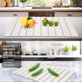 Diatomaceous Earth Drying Mat Foldable Plate Draining Pad Non Slip - Grey - view 5