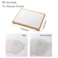 Diatomite Instant Absorbent Dish Drying Mat with Bamboo Frame - view 3