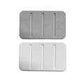 Diatomite Soap Dish Tray - White, 13 x 8cm, 2 Pack - view 3