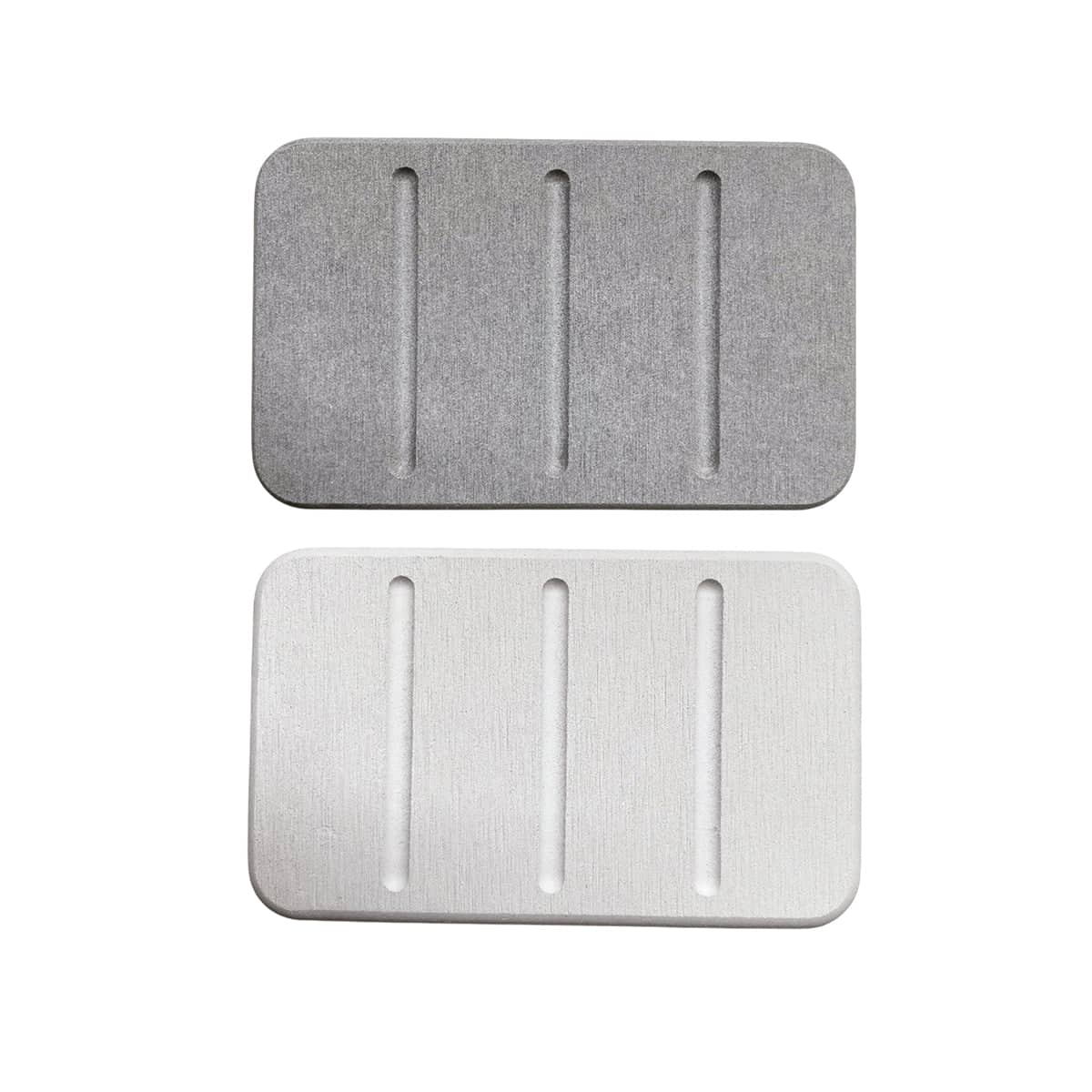 Diatomite Soap Dish Tray - White, 13 x 8cm, 2 Pack - view 3