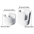 Diatomite Sponge Holder Sink Storage Rack - White, Large (8.5 x 9 cm) - view 4