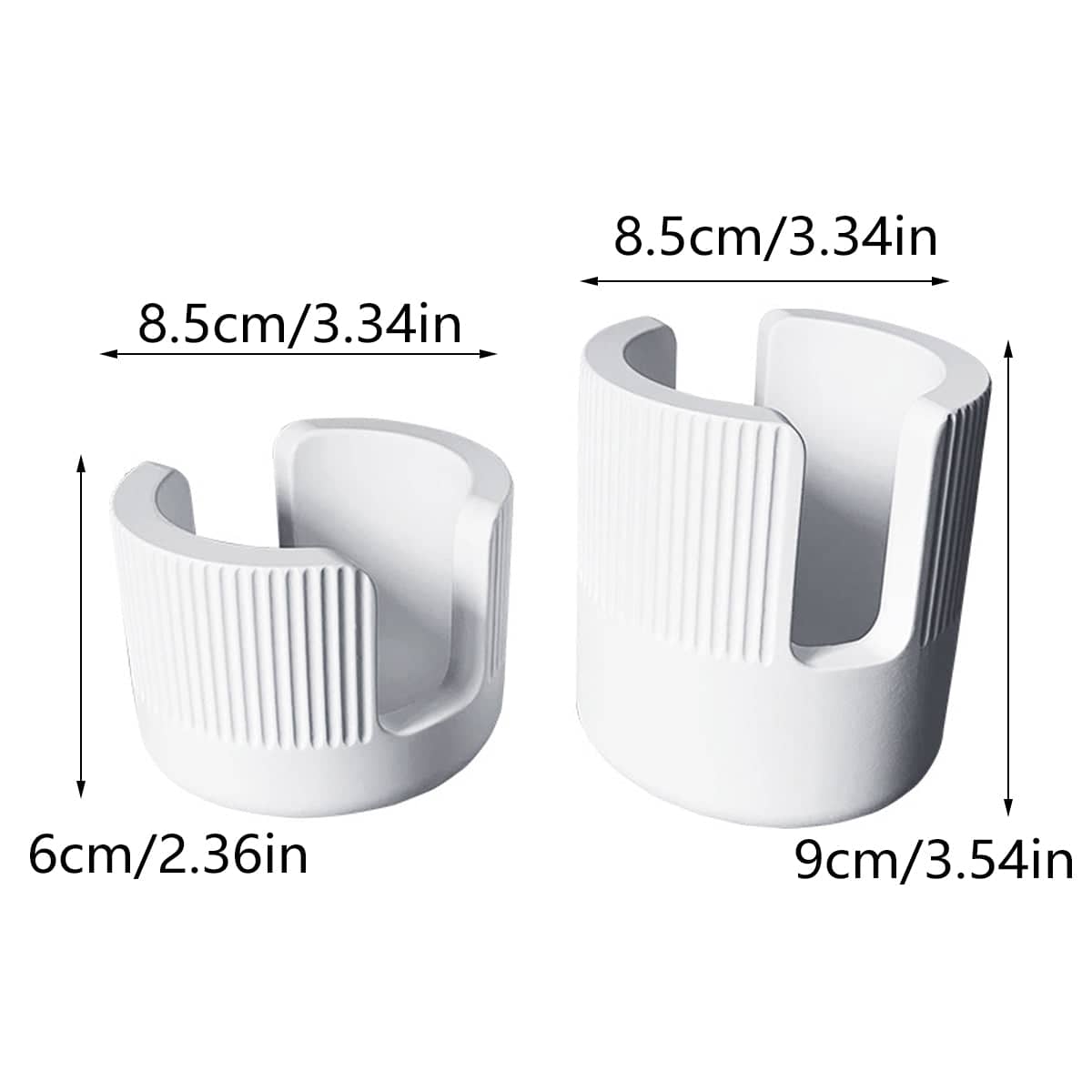 Diatomite Sponge Holder Sink Storage Rack - White, Large (8.5 x 9 cm) - view 4